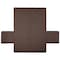 Cover Bonanza Indoor Loveseat Slipcover, Dark Brown/Tan, 54"Wx21"Dx25"H 51-004-016601-EC - alternate 5